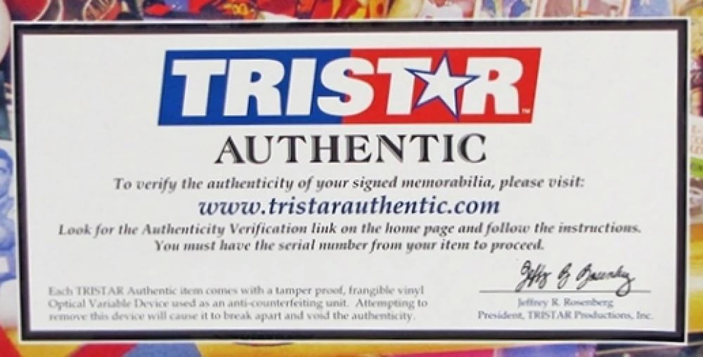 Nolan Ryan Autographed Texas Rangers Framed 8x10 Photo – Punching Robin Ventura – TRISTAR COA - Image 3